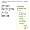 pytest: helps you write better programs — pytest documentation